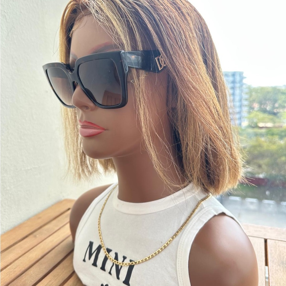 💯- New Authentic DOLCE & GABBANA
Women's Brown Square Sunglasses DG 4438